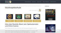 Desktop Screenshot of gluecksspielschule.de