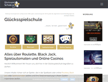 Tablet Screenshot of gluecksspielschule.de